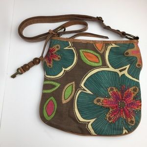 Fossil Floral Print Shoulder Bag